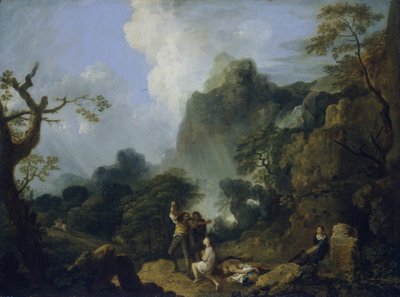 Landschap met Bandieten door Richard Wilson