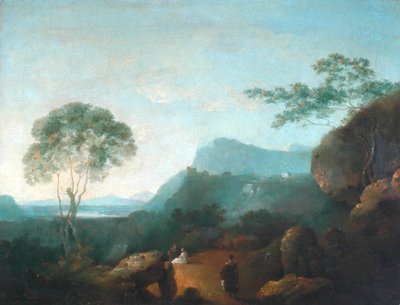 Landschap met figuren door Richard Wilson