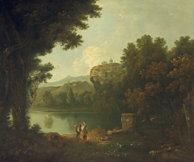 Aan de Tiber bij Rome door Richard Wilson