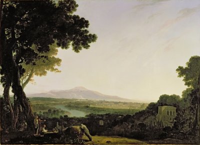 Rome vanuit de Villa Madama door Richard Wilson