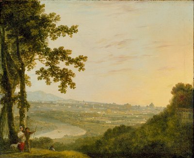 Rome vanaf de Villa Madama door Richard Wilson