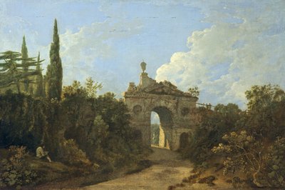 Verwoeste Boog in Kew Gardens, Surrey door Richard Wilson