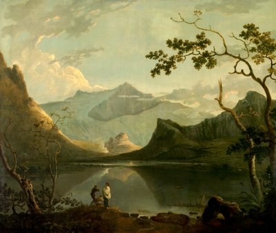 Snowdon vanaf Llyn Nantlle, Noord-Wales door Richard Wilson