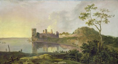 Zomeravond (Caernarvon Kasteel) c.1764-65 door Richard Wilson