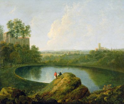 Het hoofd van het Meer van Nemi door Richard Wilson