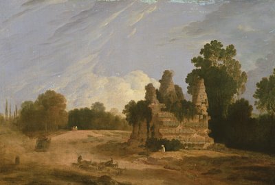 Het Graf van de Horatii en Curatii door Richard Wilson
