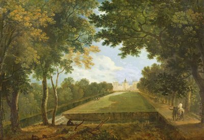 Wilton House, oostaanzicht met de oude ingang door Richard Wilson