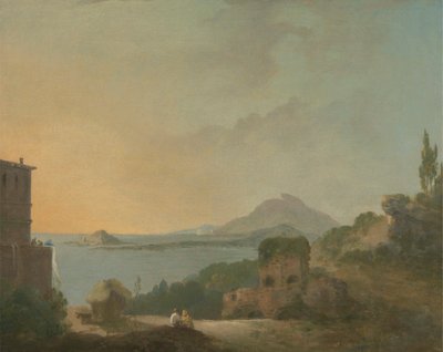 Villa van Cicero en de Golf van Pozzuoli door Richard Wilson