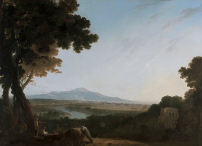 Rome vanaf de Villa Madama door Richard Wilson