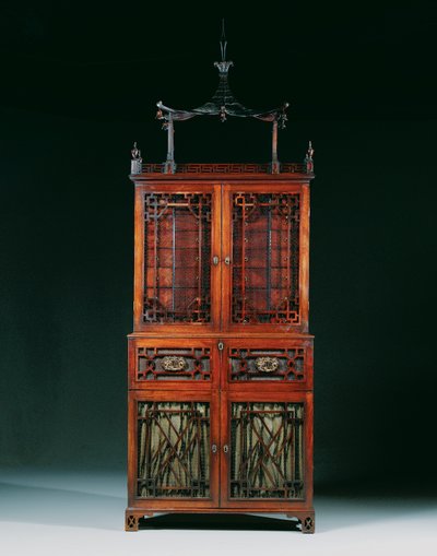 George II secretaire-kabinet door Richard Wright