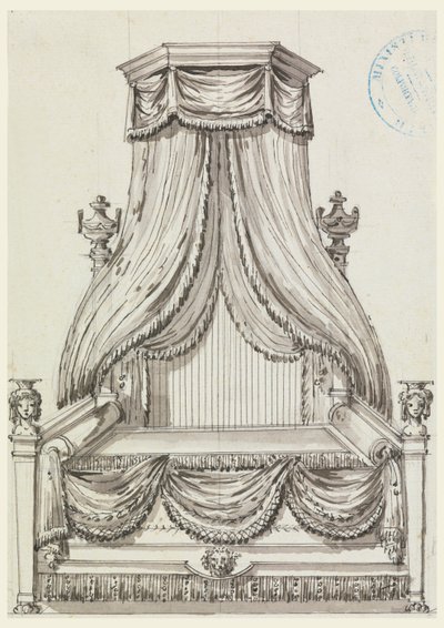 Originele Tekening, Cahier VII, plaat 3 door Richard de Lalonde