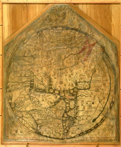 Mappa Mundi, c.1290 door Richard of Haldingham