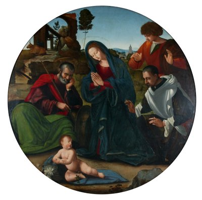 Aanbidding van de Herders door Ridolfo Ghirlandaio