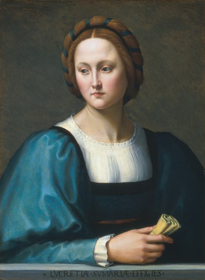Lucrezia Sommaria door Ridolfo Ghirlandaio