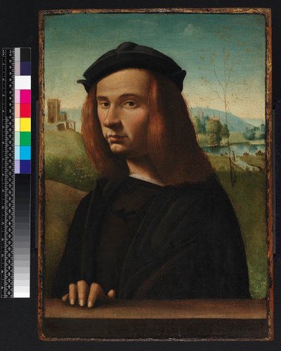 Portret van een jonge man, 1500 door Ridolfo Ghirlandaio