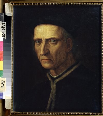 Portret van een man door Ridolfo Il  Ghirlandaio