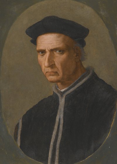 Portret van de Florentijnse staatsman Piero Soderini door Ridolfo Il  Ghirlandaio