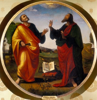 Heiligen Petrus en Paulus door Ridolfo Il  Ghirlandaio