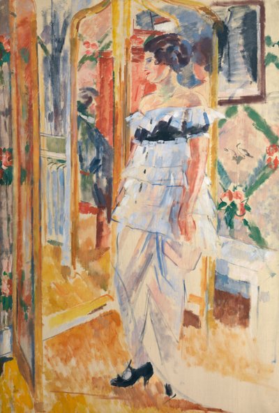 Portret van Madame Giroux, ca. 1912-13 door Rik Wouters