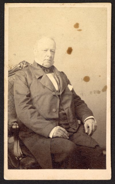 Portret van een niet-geïdentificeerde man, circa 1860s door Rintgul and Rockwood