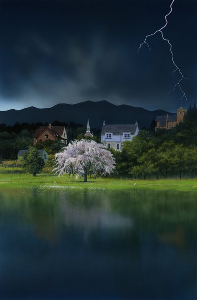 De wreedste maand, 2008 (Acryl op board) door Rob Wood