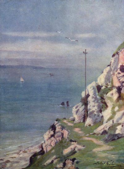 Een Voetpad op de Great Orme door Robert (after) Fowler