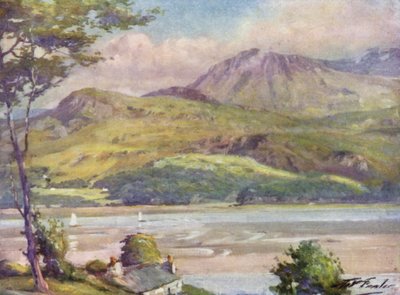 De Kust nabij Harlech, Middag door Robert (after) Fowler