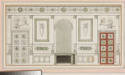 Ontwerp voor Muurdecoraties door Robert Adam