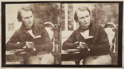 Stereografisch portret van Dr. John Adamson door Robert Adamson