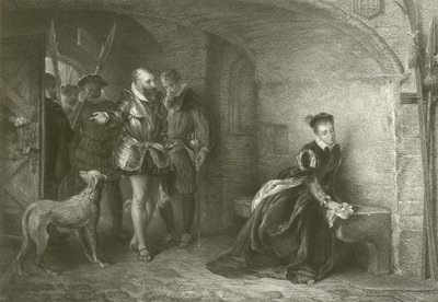 De prinses Elizabeth in de toren door Robert Alexander Hillingford