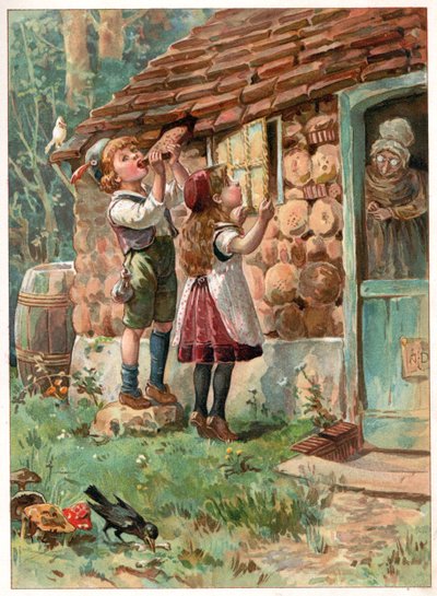 Hans en Grietje, illustratie uit 
