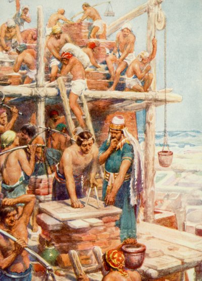 De Toren van Babel door Robert Ambrose Dudley