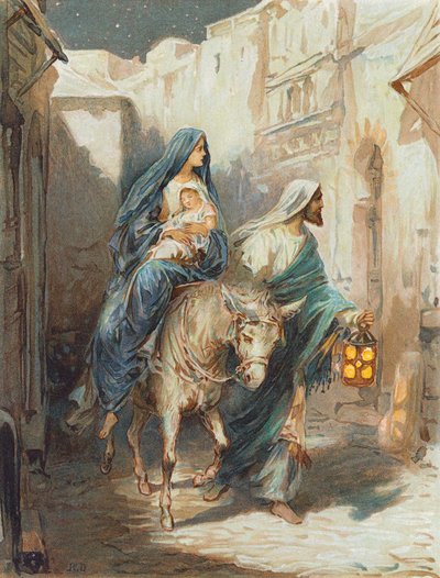 De vlucht naar Egypte door Robert Ambrose Dudley
