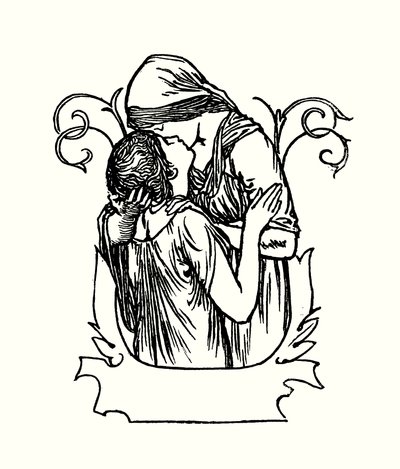 Illustratie voor Gedichten van John Keats (litho) door Robert Anning Bell