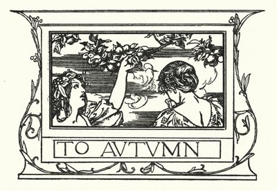 Illustratie voor Gedichten van John Keats: Aan de Herfst door Robert Anning Bell