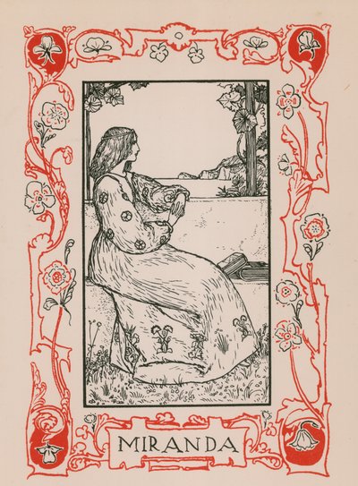 Miranda, De Storm door Robert Anning Bell