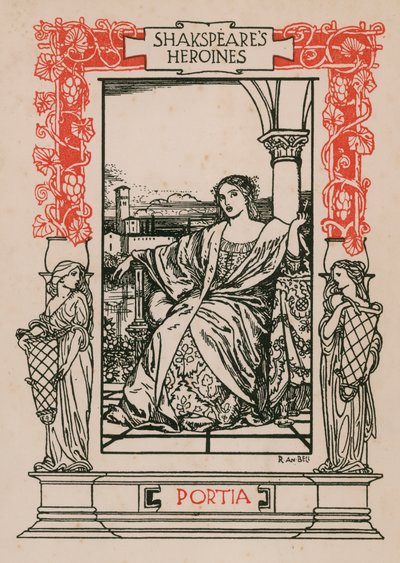Portia, Koopman van Venetië door Robert Anning Bell