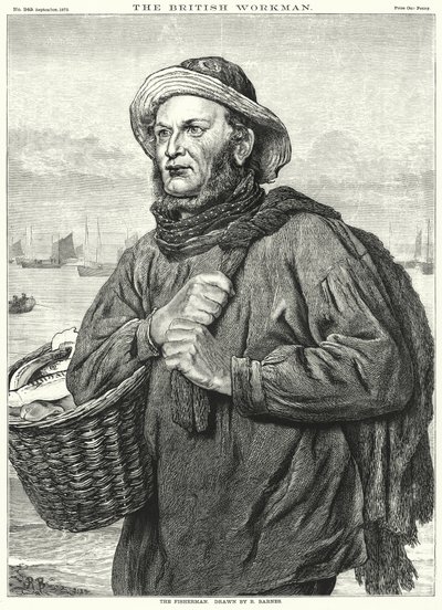 De Visser (gravure) door Robert Barnes