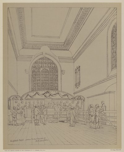 Guildhall Chapel, City of London door Robert Blemell (after) Schnebbelie