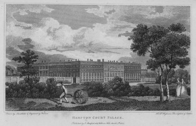Hampton Court Palace door Robert Blemell (after) Schnebbelie