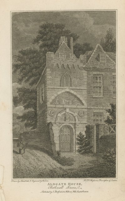 Aldgate House in Bethnal Green door Robert Blemell Schnebbelie