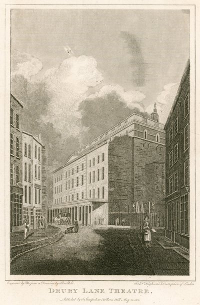 Drury Lane Theatre, Londen door Robert Blemell Schnebbelie