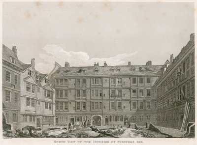 Noordaanzicht van het interieur van Furnival