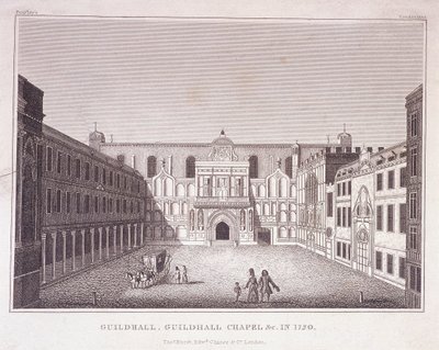 Guildhall, Londen door Robert Blemmell Schnebbelie