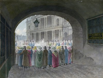 Uitzicht op de ingang van Dean