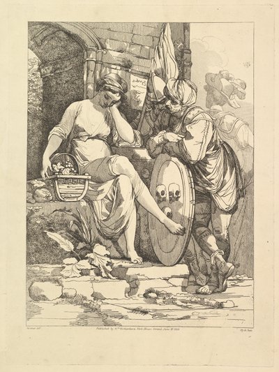 Bandieten op de Markt, 10 juni 1805 door Robert Blyth