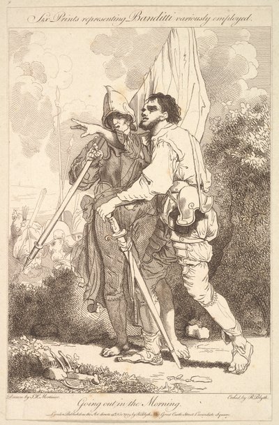 Uitgaan in de ochtend, 15 november 1779 door Robert Blyth