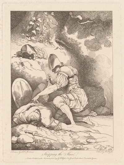 De Gesneuvelden Ontkleden door Robert Blyth, after John Hamilton Mortimer
