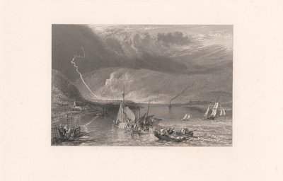 La Chaise de Gargantua bij Duclair door Robert Brandard