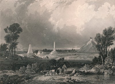 Vlaktes van Waterloo, midden 19e eeuw door Robert Brandard